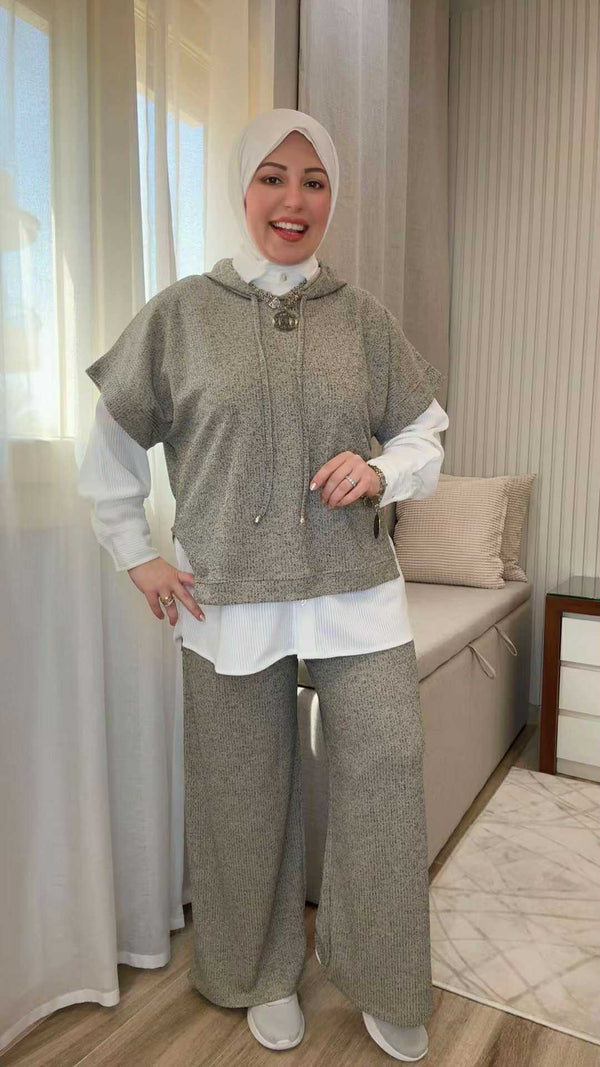 3 pieces Winter beige set